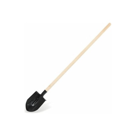 Baying shovel, acute, l = 140 cm, stiffness rods, wooden stalk-2