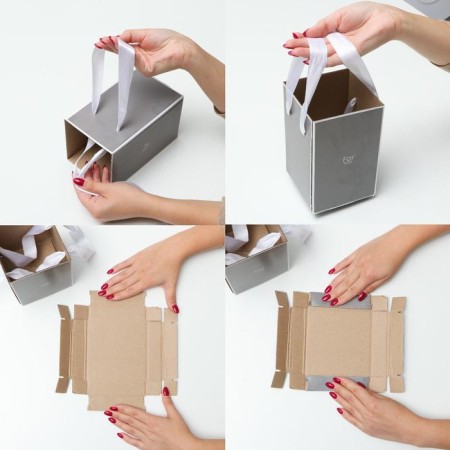 A set of boxes 3 in 1 "Lace", 10 × 18, 14 × 23, 17 × 25 cm-9