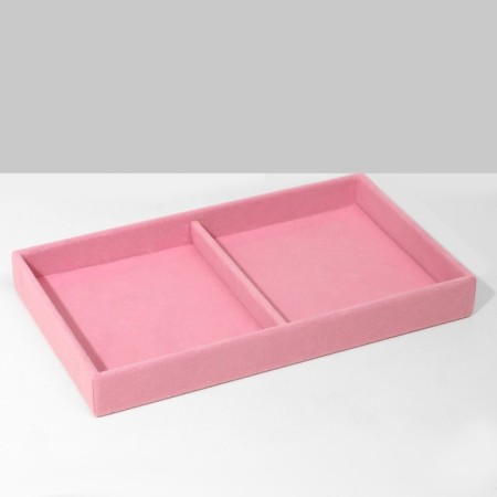 Decoration for decorations 2 places, phlock, 21 × 12 × 3.5 cm, pink color-1