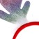 Carnival rim "Rainbow horns"