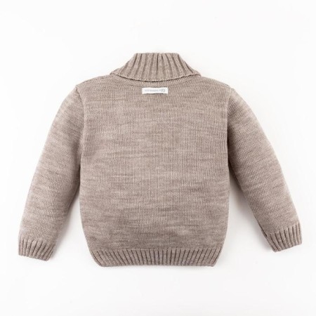 Jumper knitted baby I grow 86-92 cm, beige-4