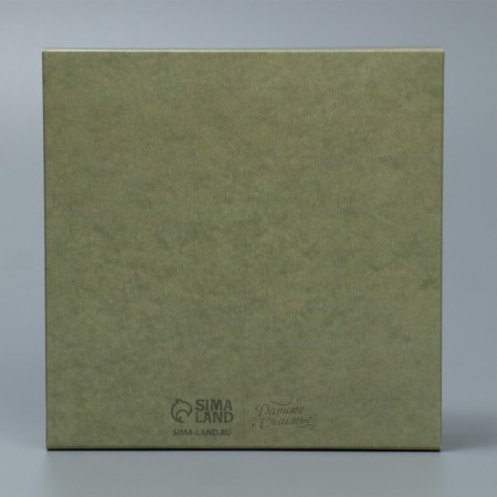 Box a gift folding envelope, packaging, “olive”, 15 x 15 x 4 cm-5