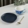 Tea couple ceramic with a spoon "Ariel", 2 items: a cup 250 ml, a saucer