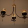 Lura "Lyra" 3he27 40w Black 60x60x85 cm Bayerlux