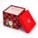 New Year. Box a gift New Year's folding "Grandfather Frost" 15x15x15 cm.