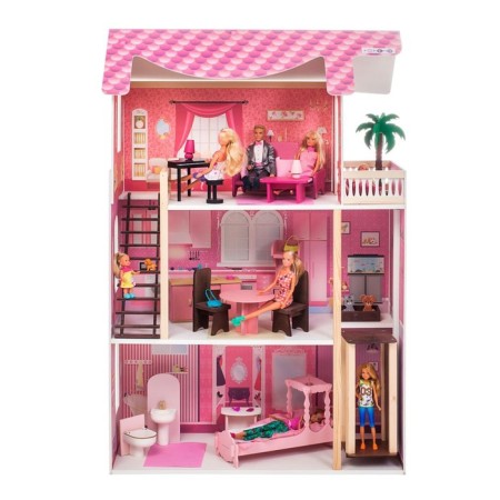 Puppet house "Monte Rosa", with furniture-4