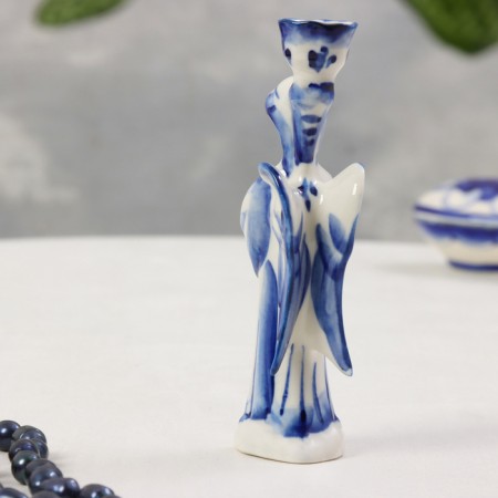 Souvenir "Angel Saw", Small, 13x2.5 cm, Gzhel-2