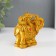 NECK Polystone Bronze "Elephant with Cash toad on the back" 7.5x9.3x5.2 cm