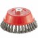 Matrix Ushm brush, d = 150 mm, m14, cup, twisted wire 0.8 mm