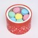 Box for Makarun Tubus with the window "With love!" 16 x 16 x 9 cm