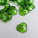 Beads for creativity Plastic "Busin Hat" set 50 pcs Transparent green 0.4x1x1 cm