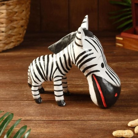 Souvenir tree "Zebra-headed" 23x21x21 cm-2