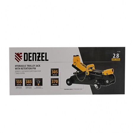 Hydraulic drive Denzel 51156, with a latch, in the case, 135 - 385 mm, 2.8 tons-13