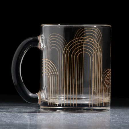 Glass Gold Gold Geometry, 300 ml-1