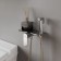 Hidden installation mixer with hygienic shower Iddis Axes, shelf, glossy chrome