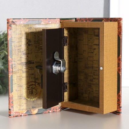 Safe Brush tree to the leatherette "Secret of wealth" 17x11x5 cm-3
