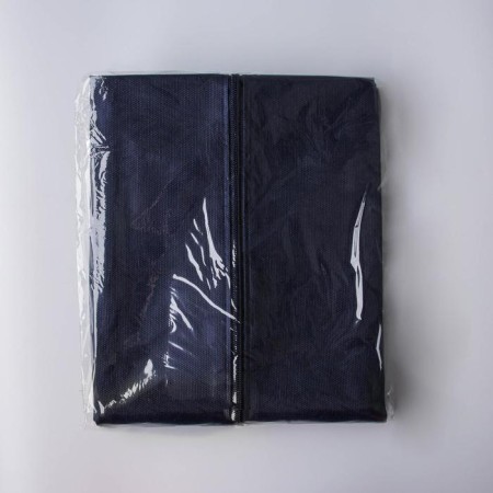Close for clothes with a window, 60 × 140 cm, spanbond, blue color-5