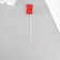 Decor for creativity "Bear length 20 cm, red