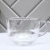 Glass mug "Leaves", 400 ml