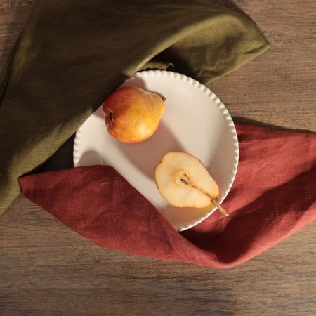 Ethetel Napkin color red, 30x40 cm, 100% linen 170 g/m2-1