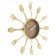 Wall clock, series: kitchen, "forks, spoons, cooks", smooth move, d-12 cm, 33 x 33 cm
