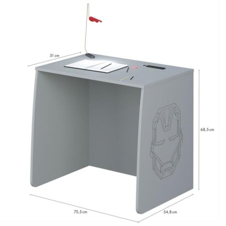 A table for the attic “Iron Man”, with retractable elements, 75.5 × 68.5 × 54.8 cm-2