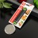 Knife for pizza and dough ribbed shade lime, 19 × 6 cm, black-green color