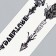 Tattoo on the body black "arrows with feathers" 20.8x4.7 cm