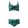 Separate swimsuit, green color, size 52
