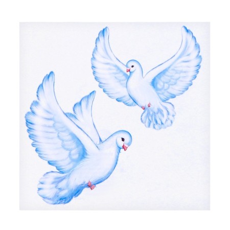 Set of prayers "pigeons" 5 pcs, 9.5 x 9.5 cm-5