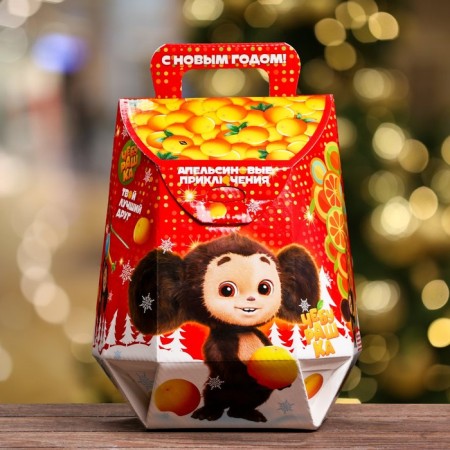 Gift box "Cheburashka", large backpack, 22.5 x 14 x 27.5 cm-2