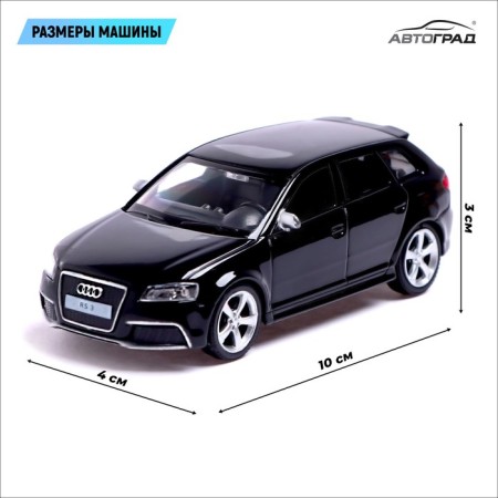 Metal machine Audi RS3 Sportback, 1:43, black color-1