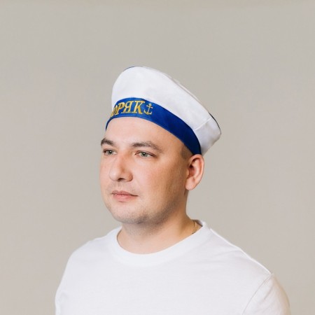 Берет «Моряк», с помпоном, взрослый, р-р. 60-2