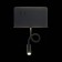 Wall lamp ST LUCE. SL1576.401.02. 2x3 watts, LED, 4000K, 470 LM, 20x15 cm, black color