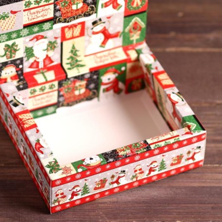 Cardboard box "New Year Mix", book, 18.5 x 5.5 x 16 cm-4