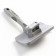 Pucrough with self -cleaning without drops increased, 10.5 x 16.5 cm, gray