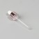 A glass bottle for storage, with a pipette, 30 ml, pink/pink gold color