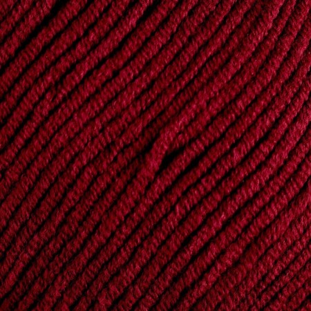 Yarn "Jeans" 55% cotton, 45% acrylic 160m/50g (66 Bordeaux)
