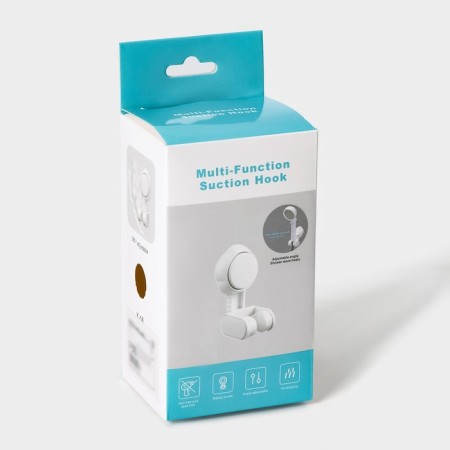 Holder for a shower watering can on a suction cup, 6.8 × 5.5 × 12 cm, white color-7