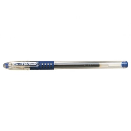 Gel pen Pilot G1 Grip, node 0.5 mm, blue ink, rubber emphasis-1