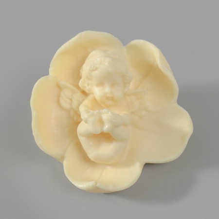 Mold Silicon "Angel in a Flower" 4x4x2.5 cm mix-6