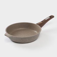 Granite Brown pan, D = 22 cm, anti -stick coating, removable handle, color mix