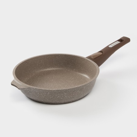 Granite Brown pan, D = 22 cm, anti -stick coating, removable handle, color mix