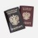 Passport cover, brown color