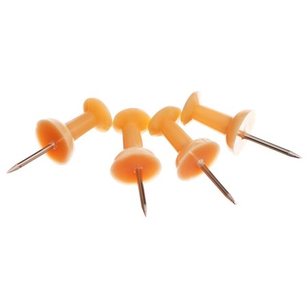 Power buttons Erichkrause "Pastel Bloom", 50 pieces, peach, in PET box-1