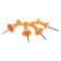 Power buttons Erichkrause "Pastel Bloom", 50 pieces, peach, in PET box