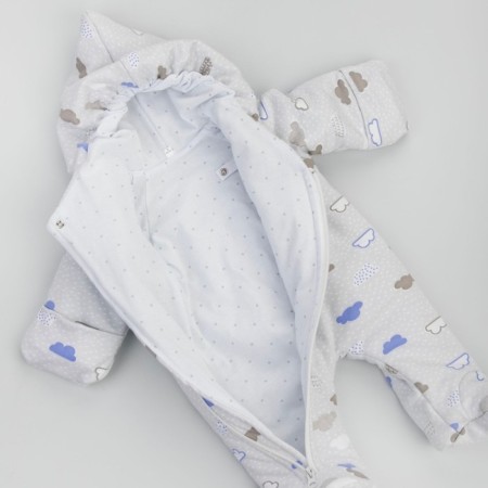 Kinderlitto Kinderlitto overalls. Cloud ", height 56-62 cm, gray color-1