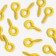Holder for a screw pendant (set 50 pcs.) 0.8 × 0.3 × 0.1 cm, yellow color