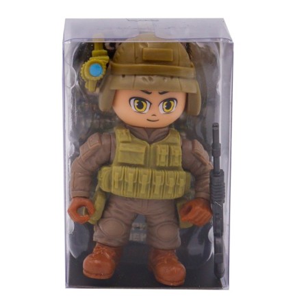 FUNKY TOYS figure "Special Forces", in brown form, 8 cm, mix-5