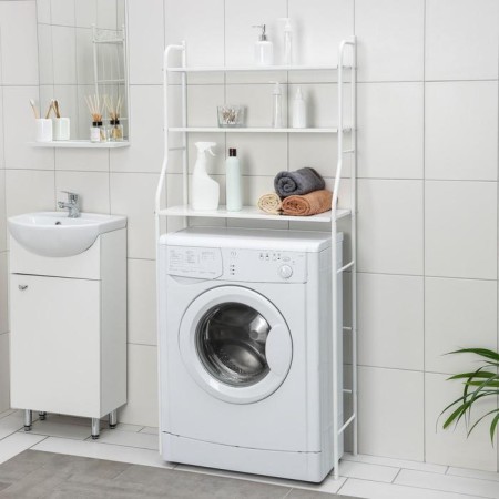 Rabberry above the washing machine, 68.5 × 156 × 26 cm, white color